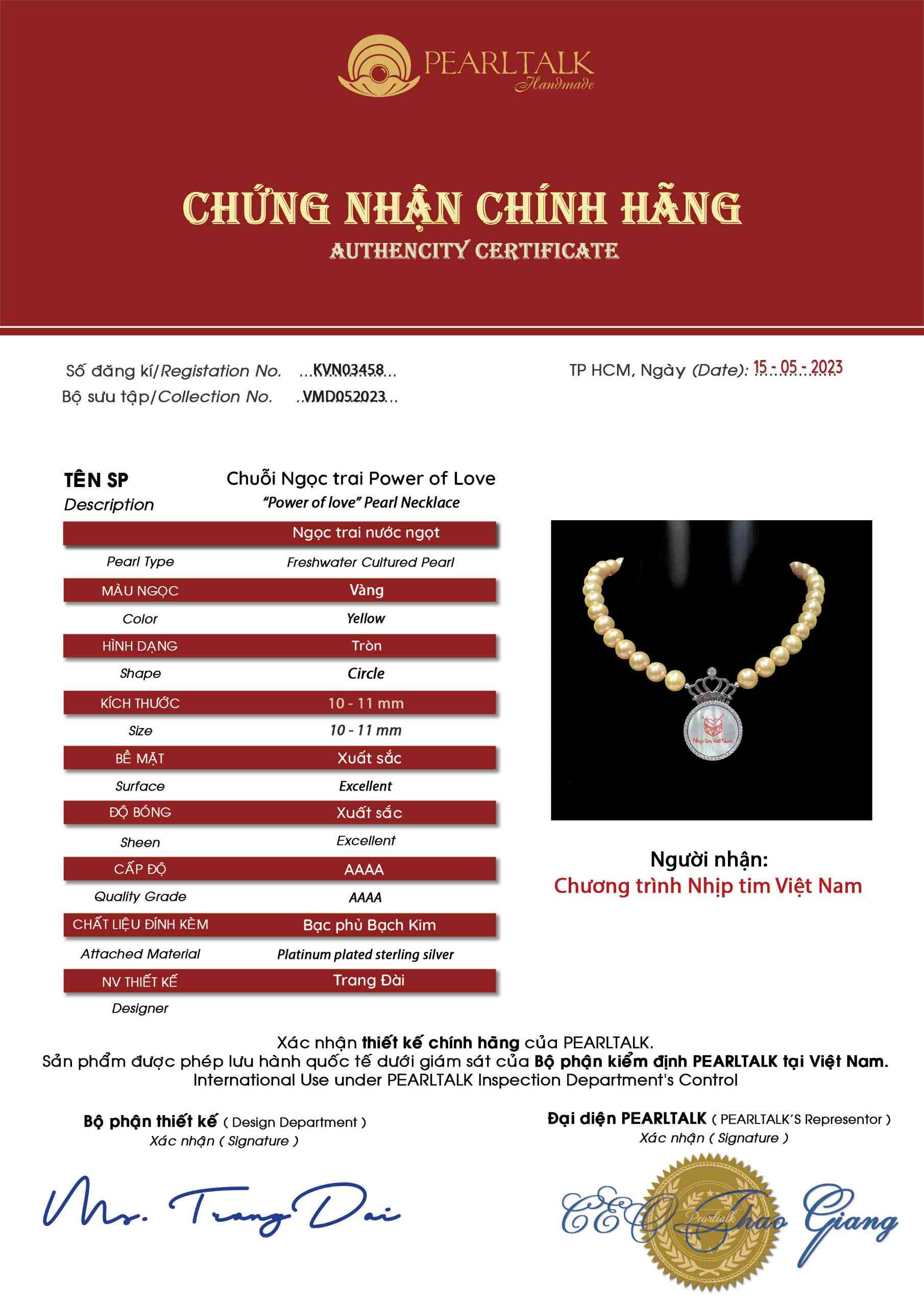 GIẤY CHỨNG NHẬN