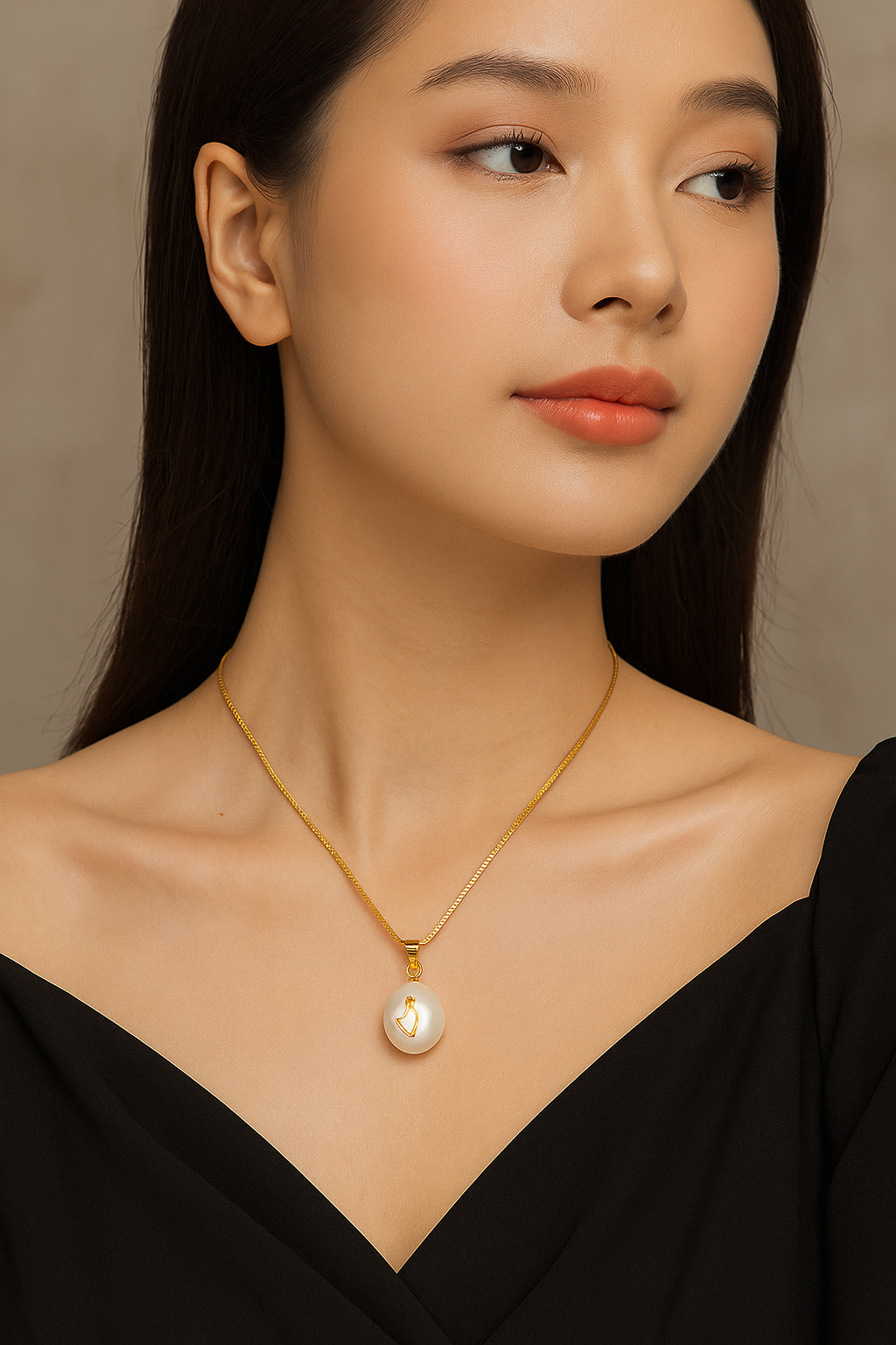 Mặt Dây chuyền Ngọc trai Áo Dài&nbsp;